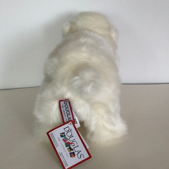 New w/Tag Douglas Plush Polar Bear Marshmallow Medium Size Stuffed Animal 13" - Picture 6 of 7